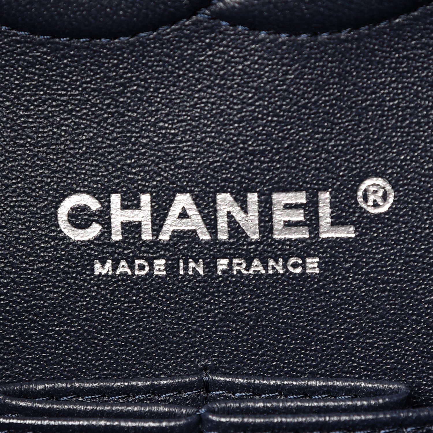 Chanel Caviar Quilted Medium Double Flap Dark Blue 7 of 9