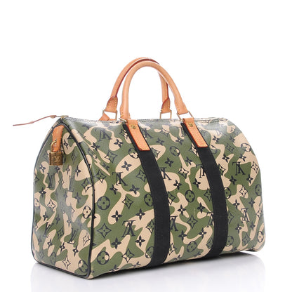 Louis Vuitton Monogramouflage Speedy 35 3 of 8