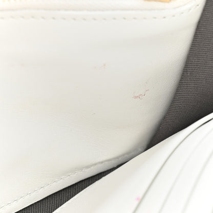 Fendi Vitello Cruise F is Fendi Continental Envelope Wallet on Chain Bianco 17 of 20