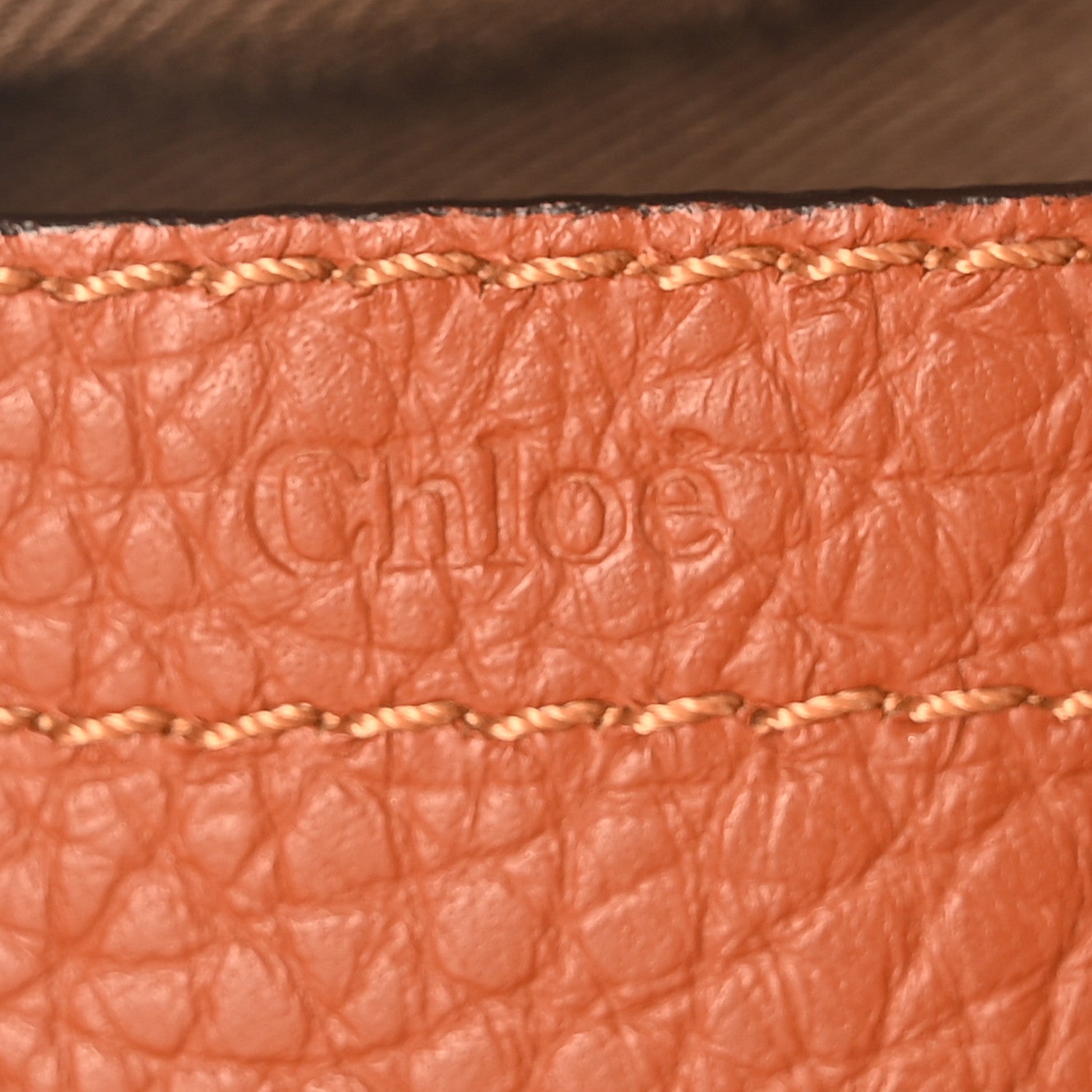 Chloe Calfskin Mini Marcie Round Crossbody Bag Tan 6 of 10