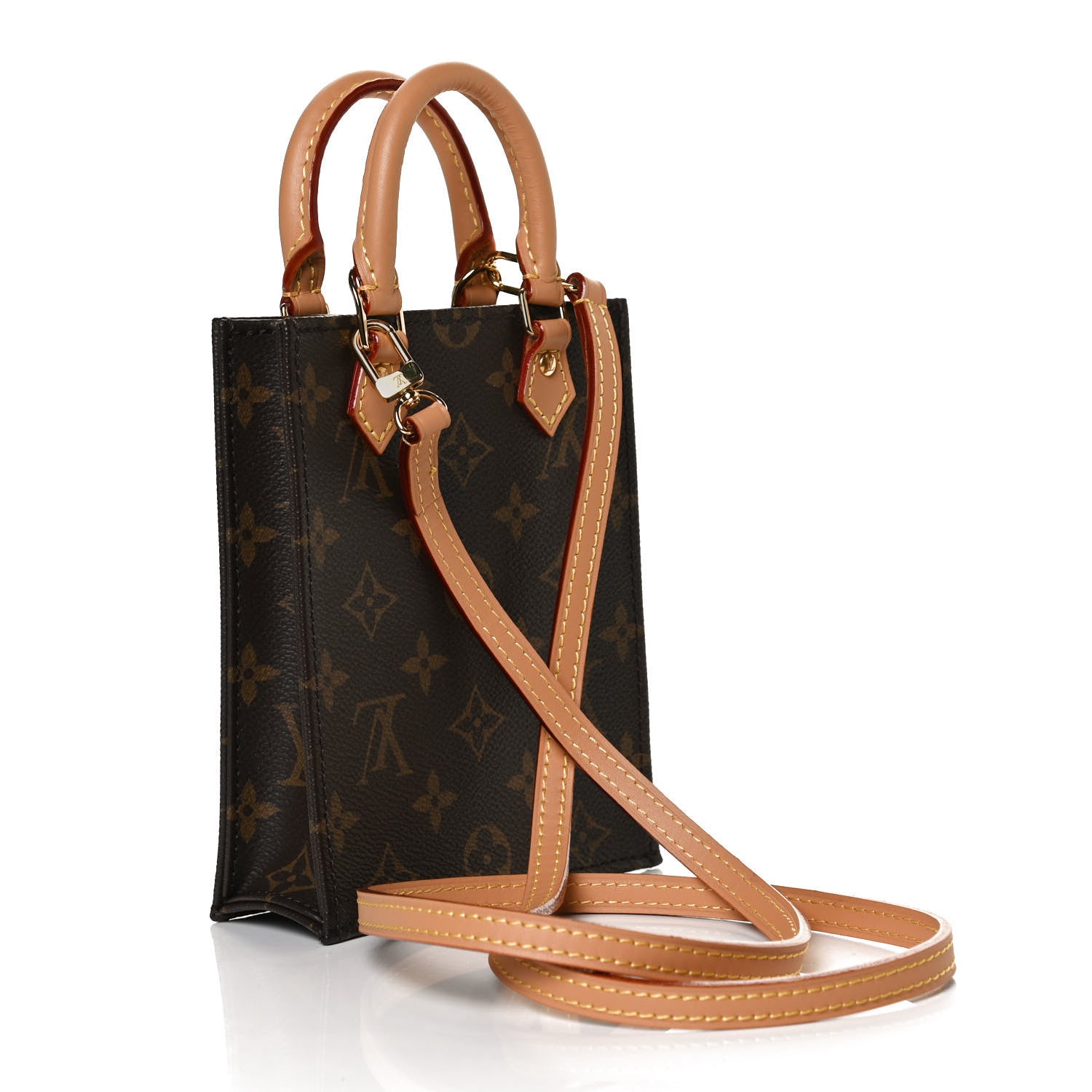 Louis Vuitton Monogram Petit Sac Plat 3 of 10
