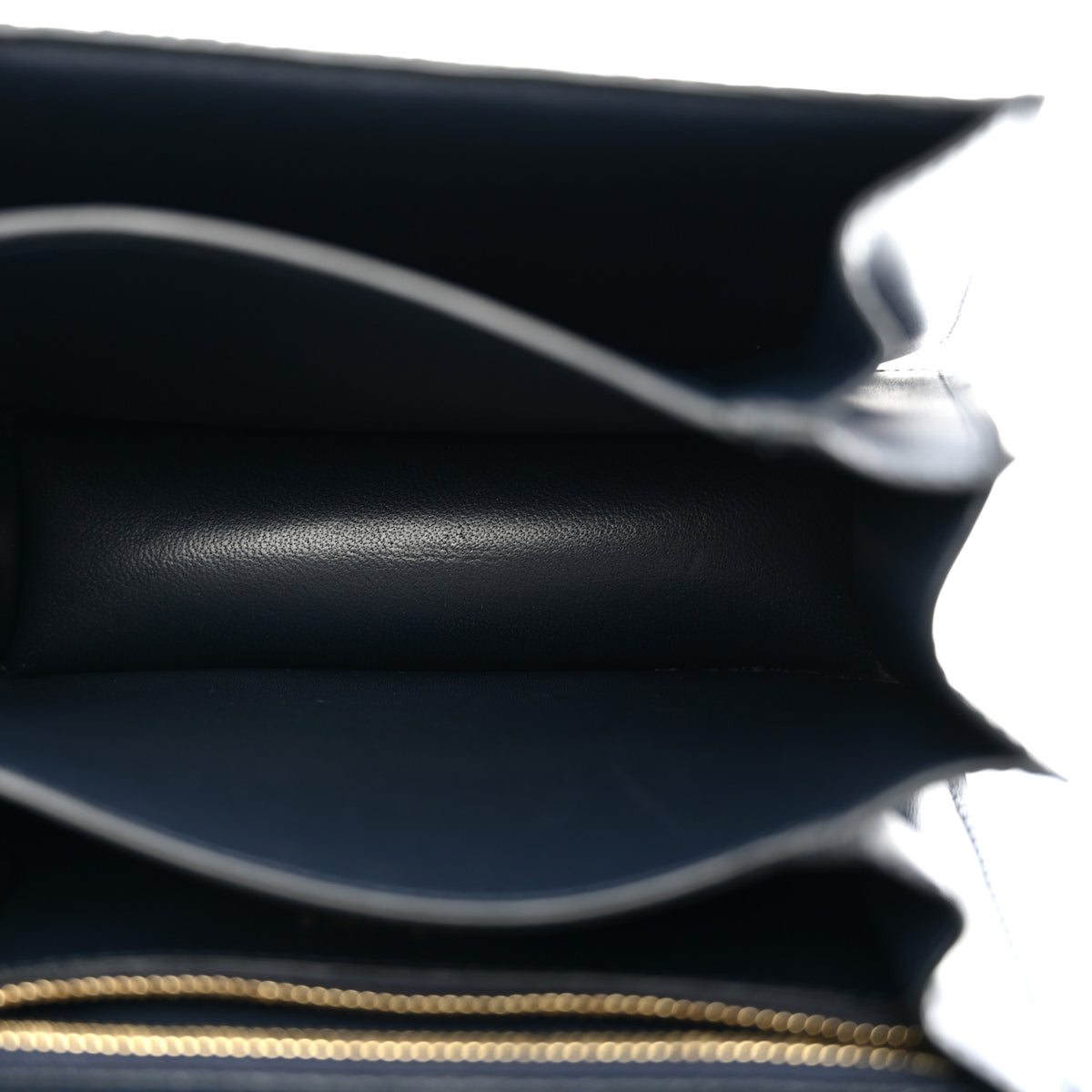 Stingray Small Classic Box Flap Bag Navy