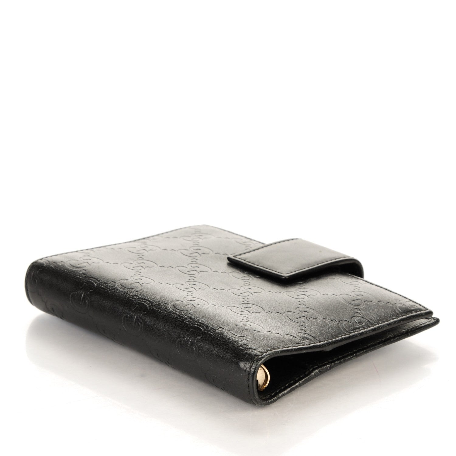 Gucci Guccissima Small Ring Agenda Black 4 of 7