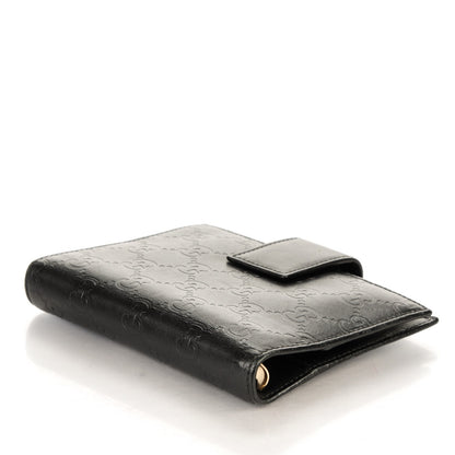 Gucci Guccissima Small Ring Agenda Black 4 of 7