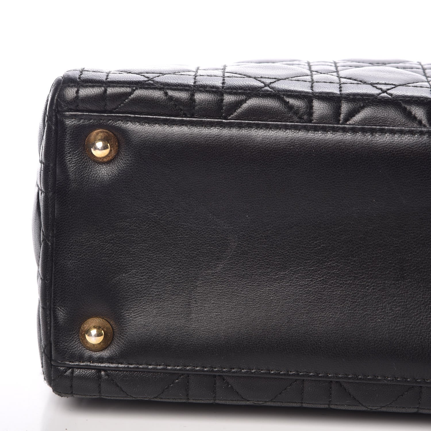 Christian Dior Lambskin Cannage Large Lady Dior Black 13 of 13