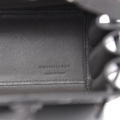 Saint Laurent Calfskin Crocodile Embossed Nano Sac De Jour Fog 7 of 9