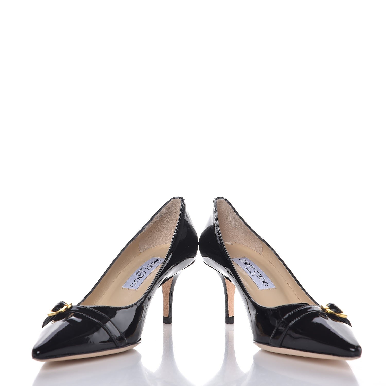 Jimmy Choo Patent Jacob Pumps 37.5 Black 5 of 11