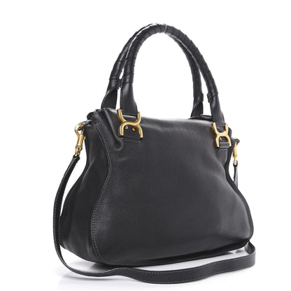 Chloe Calfskin Medium Marcie Satchel Black 4 of 16