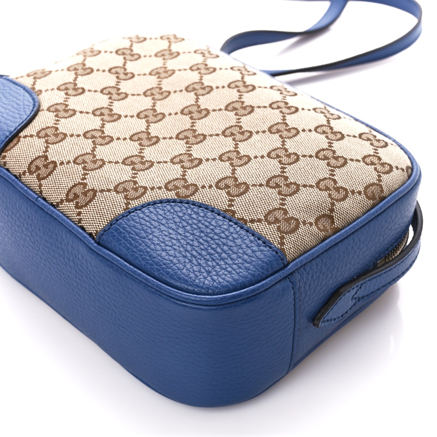 Gucci Monogram Dollar Calfskin Mini Bree Messenger Bag Beige Ebony Caspian 11 of 11