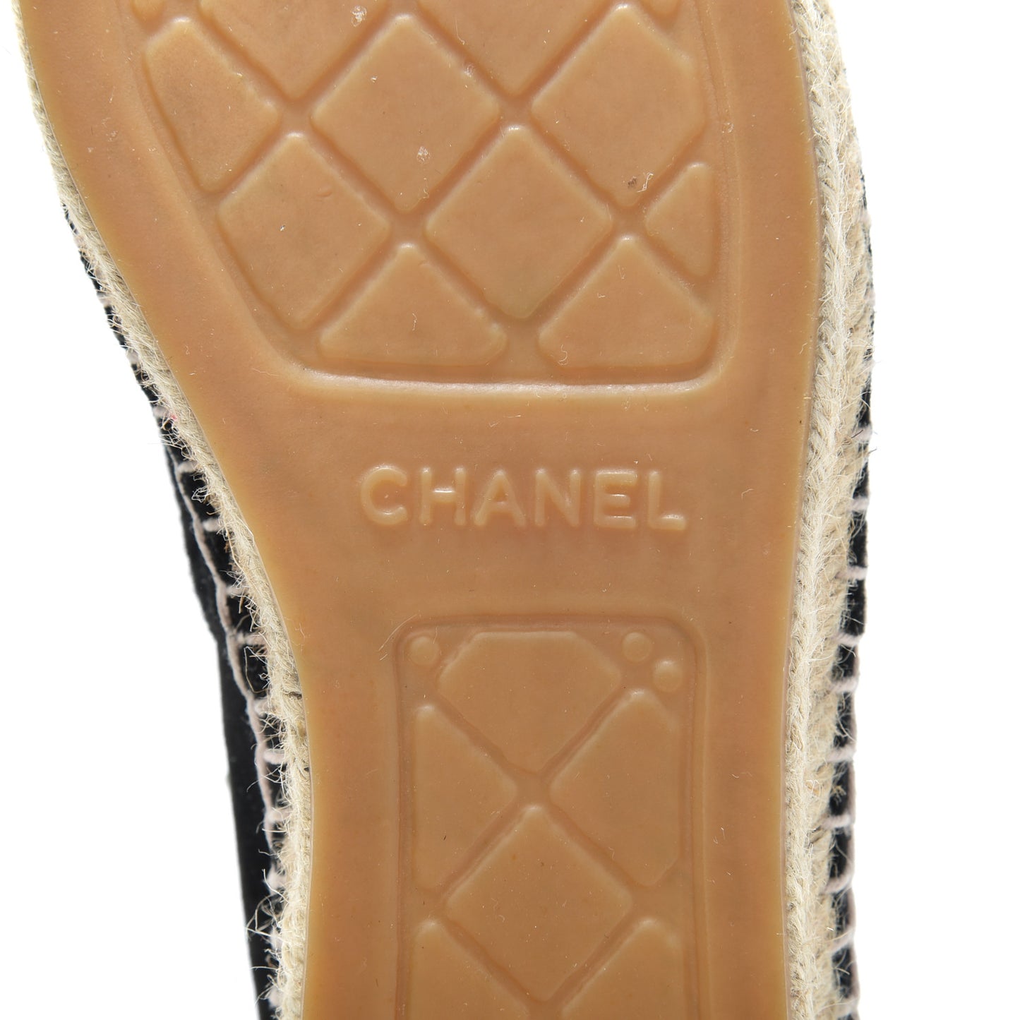 Suede Pearl CC Espadrilles 39 Black