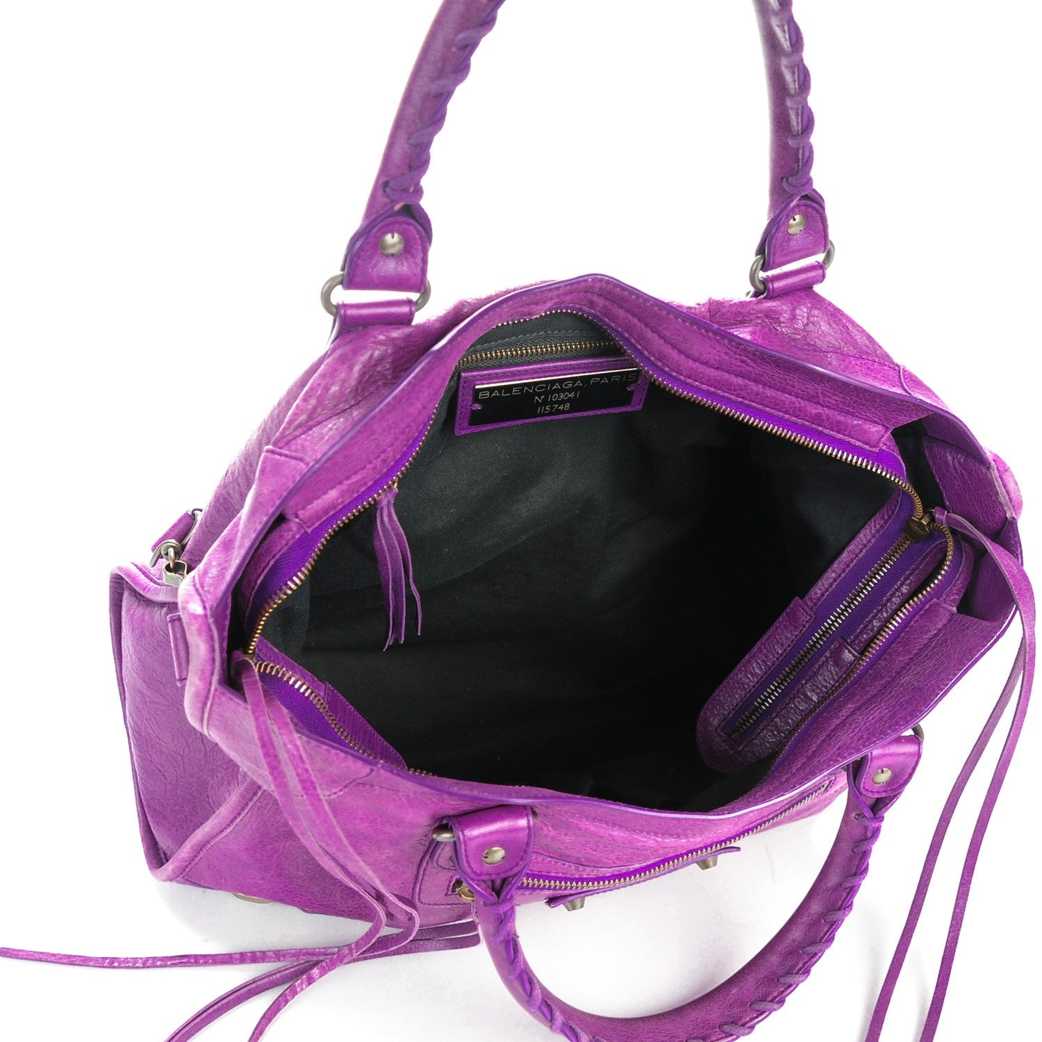 Balenciaga Agneau Classic Hardware City Ultraviolet 6 of 8