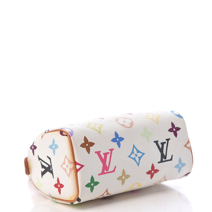 Louis Vuitton Monogram Multicolor Mini Sac HL Speedy White 4 of 9