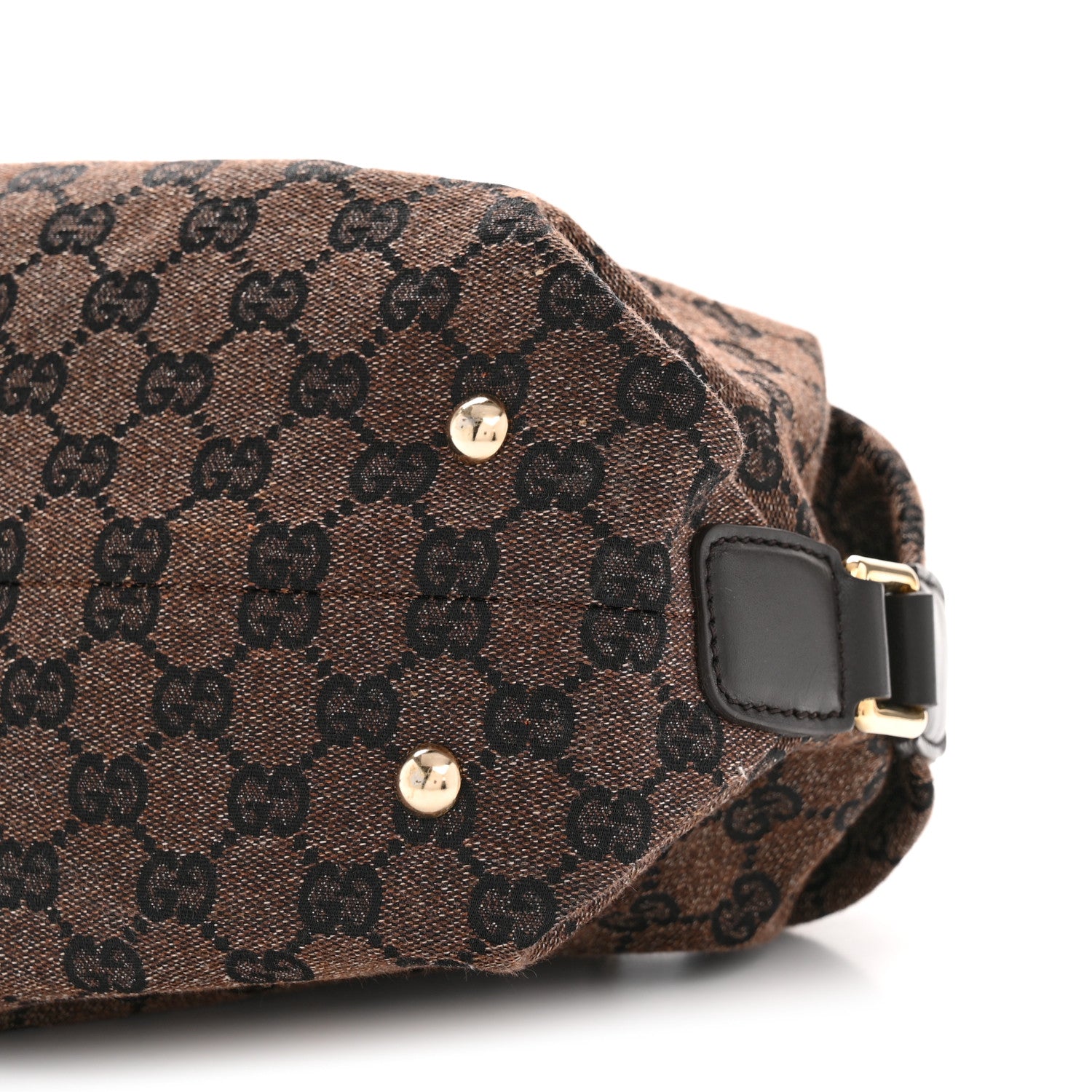 Gucci Monogram Small Boston Dark Brown 10 of 13
