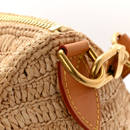 Louis Vuitton Raffia Speedy Bandouliere 30 Natural Tan 10 of 12