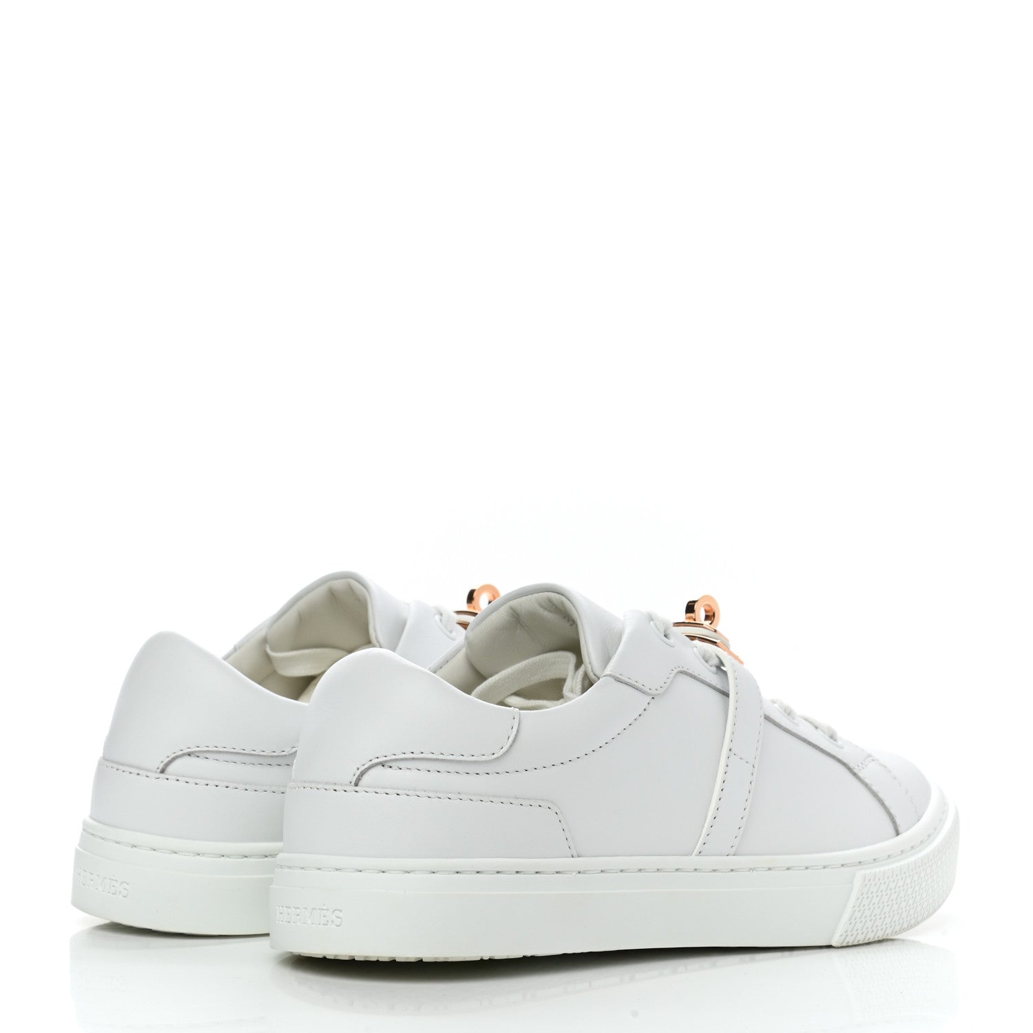 Hermes Calfskin Day Sneakers 35.5 White 4 of 10