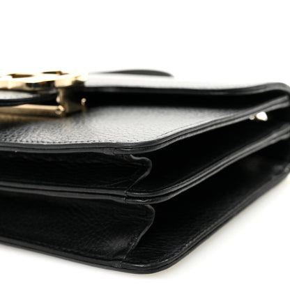 Gucci Dollar Calfskin Small Interlocking G Shoulder Bag Black 10 of 10