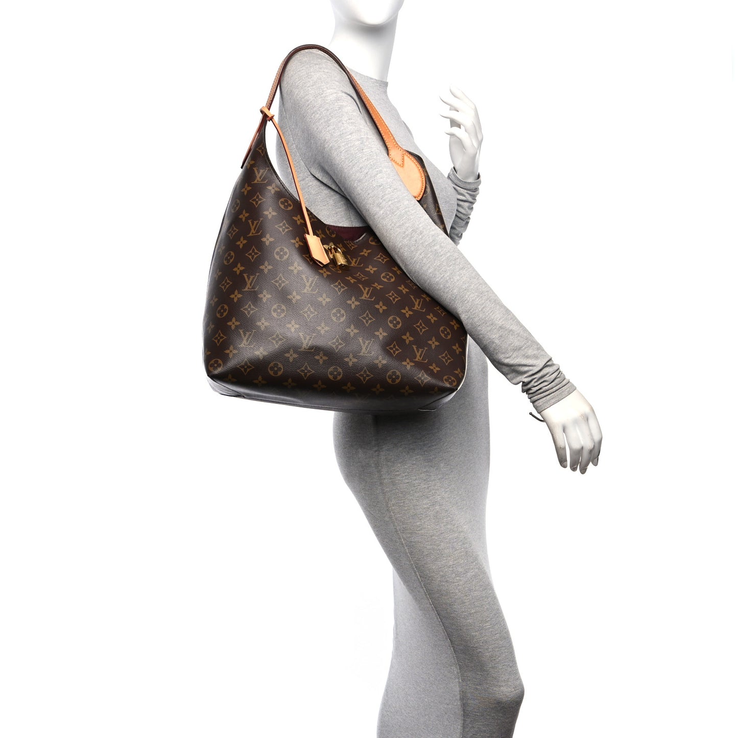 Monogram Flower Hobo