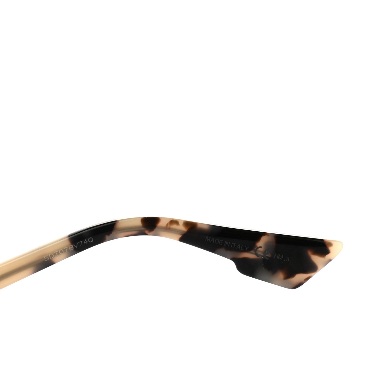 Abstract Square Mirrored Sunglasses Spotted Havana Blue
