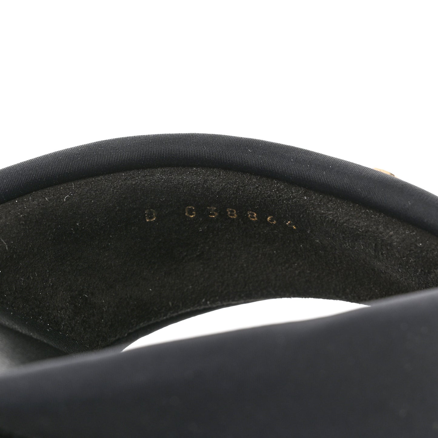 Fabric CC Mules Sandals 40 Black