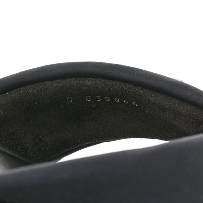 Chanel Fabric CC Mules Sandals 40 Black 8 of 9