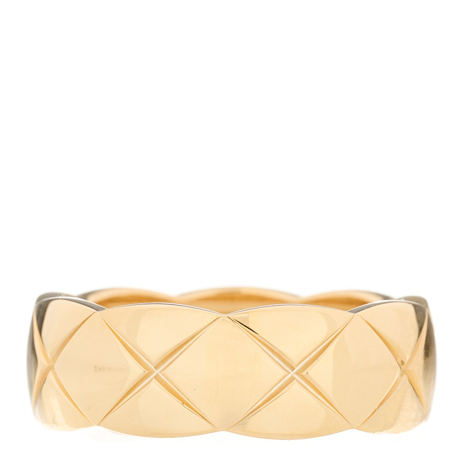 Chanel 18K Yellow Gold Small Coco Crush Ring 53 6.25 3 of 7