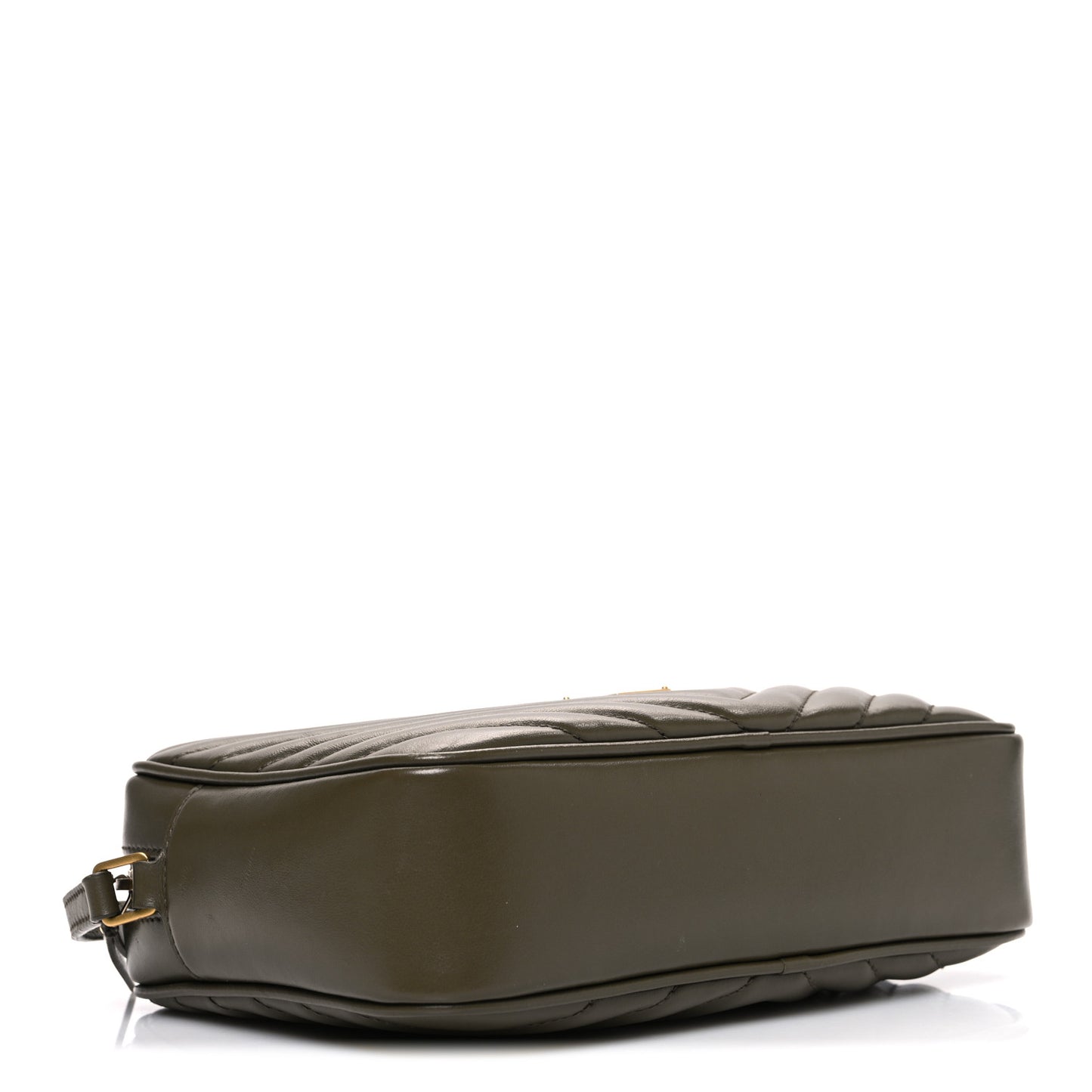 Calfskin Matelasse Monogram Lou Camera Bag Military Olive