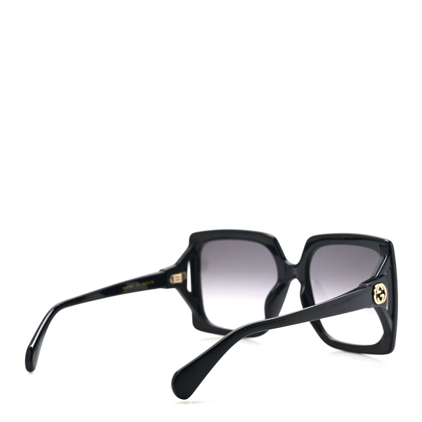 Acetate Square Frame Sunglasses GG0876S Black