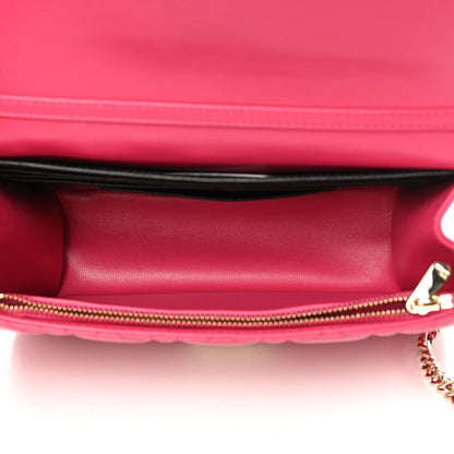 Christian Dior Lambskin Cannage Miss Dior Promenade Pouch Fuchsia 4 of 12