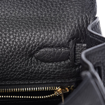Hermes Togo Kelly Retourne 25 Black 15 of 34