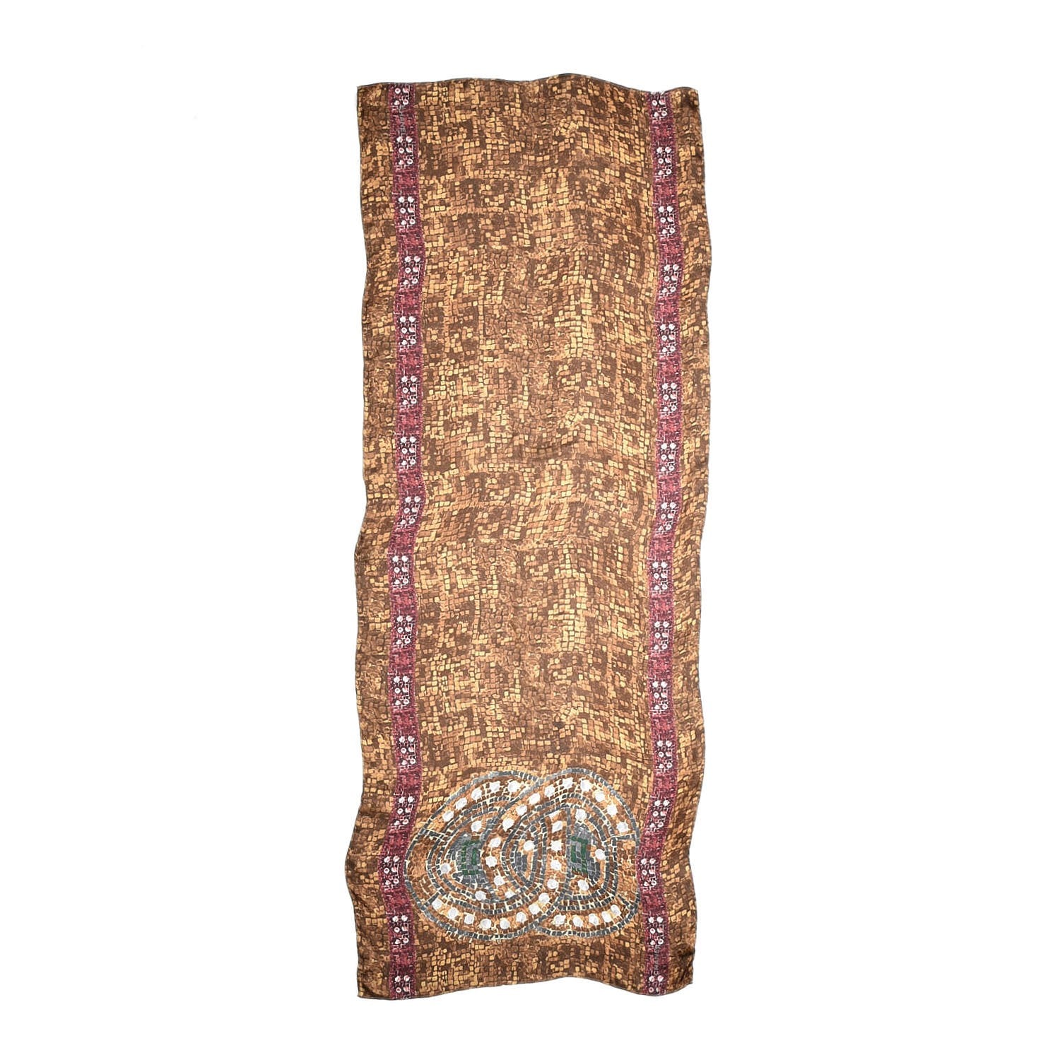 Chanel Silk Mosaic CC Logo Scarf 3 of 5