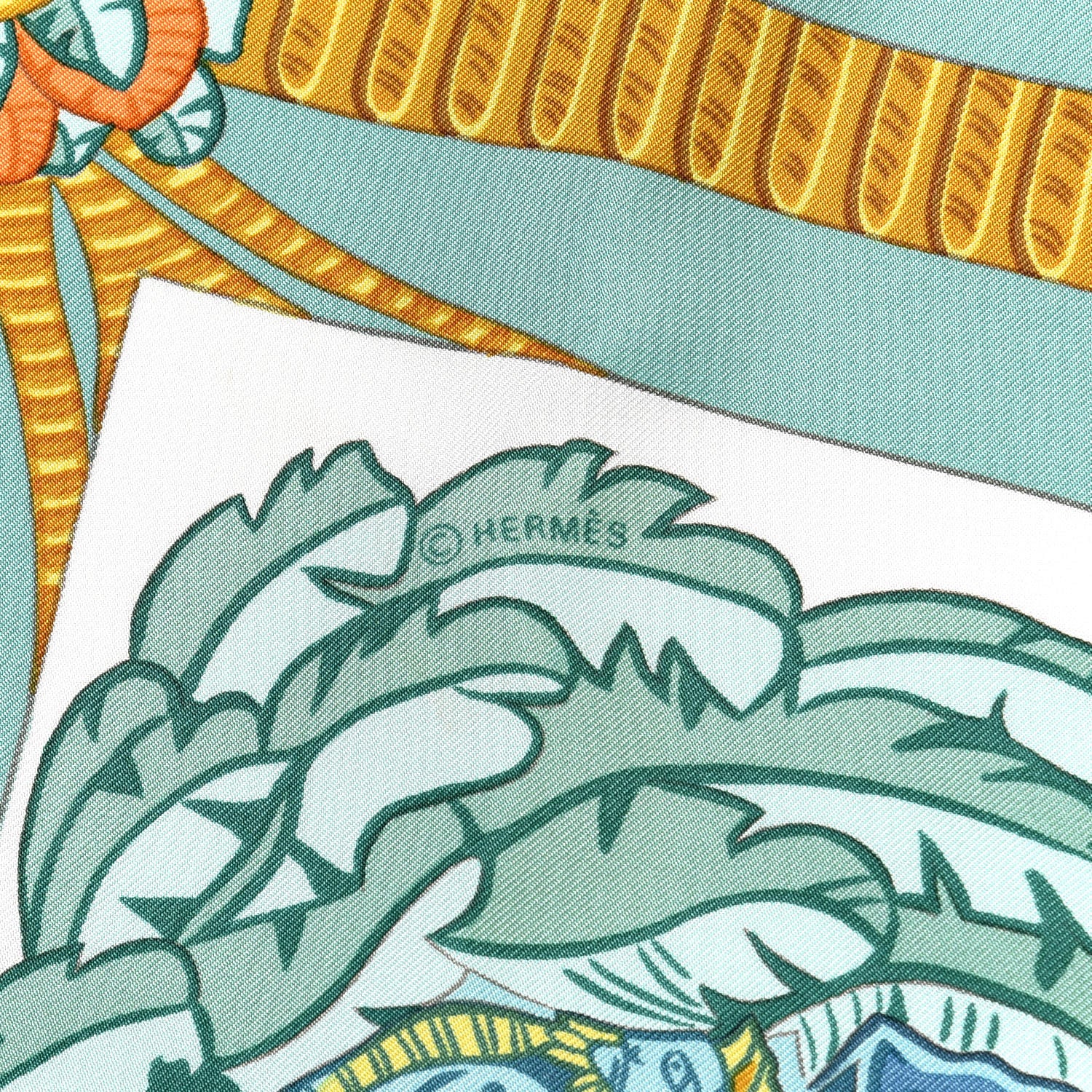 Hermes Silk Armets Panache Scarf 90 7 of 9