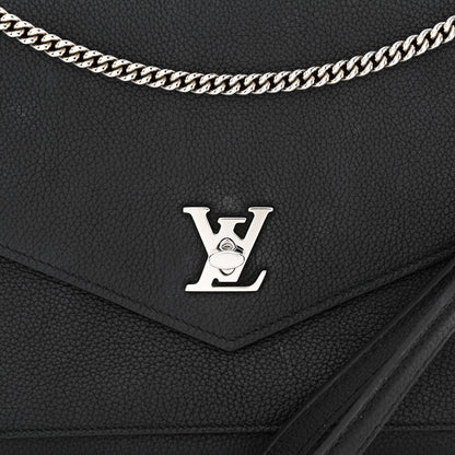 Louis Vuitton Soft Calfskin My Lockme Pochette Black 10 of 13