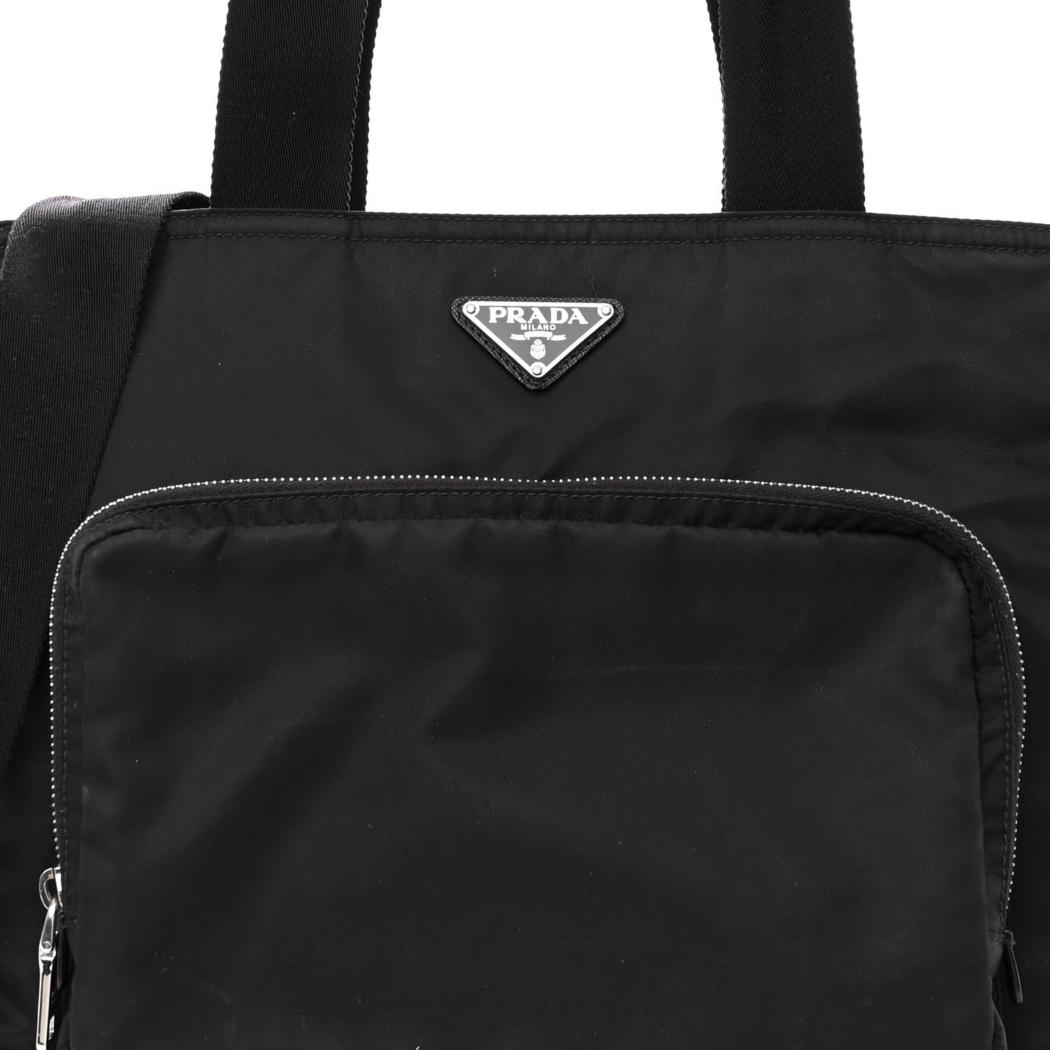 Prada Tessuto Nylon Vela Diaper Bag Black 9 of 12
