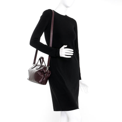 Givenchy Waxed Calfskin Micro Nightingale Oxblood 2 of 9