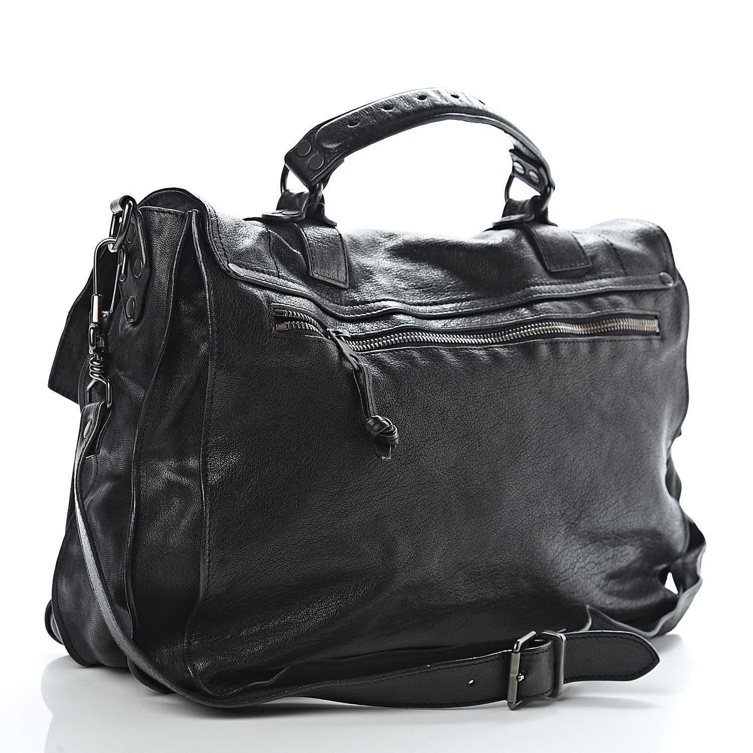Proenza Schouler Lambskin PS1 Large Satchel Black 3 of 12