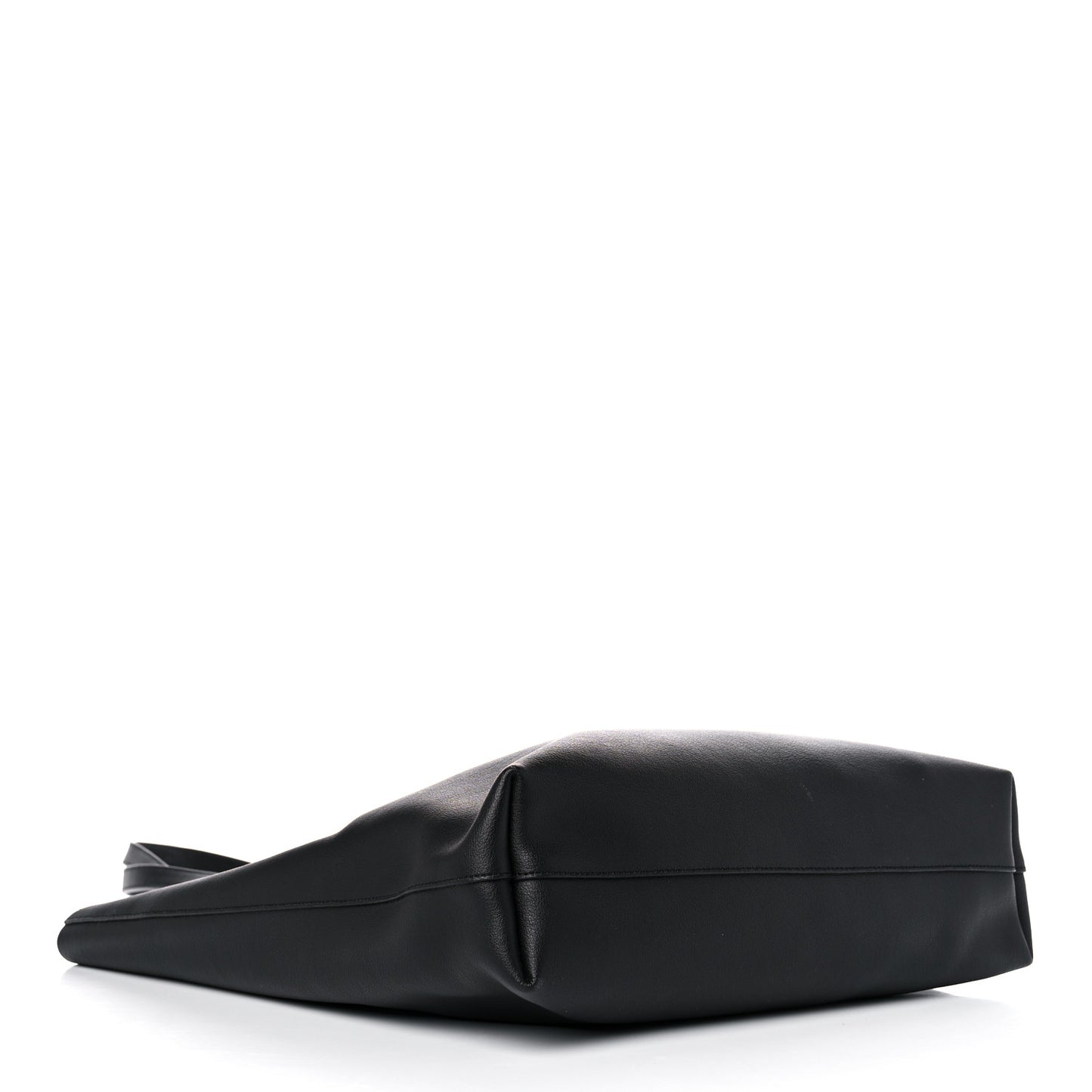 Calfskin Medium Shopping Tote Black