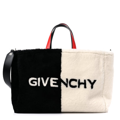 Givenchy x DISNEY Shearling 101 Dalmatian Print Medium White Black 1 of 10