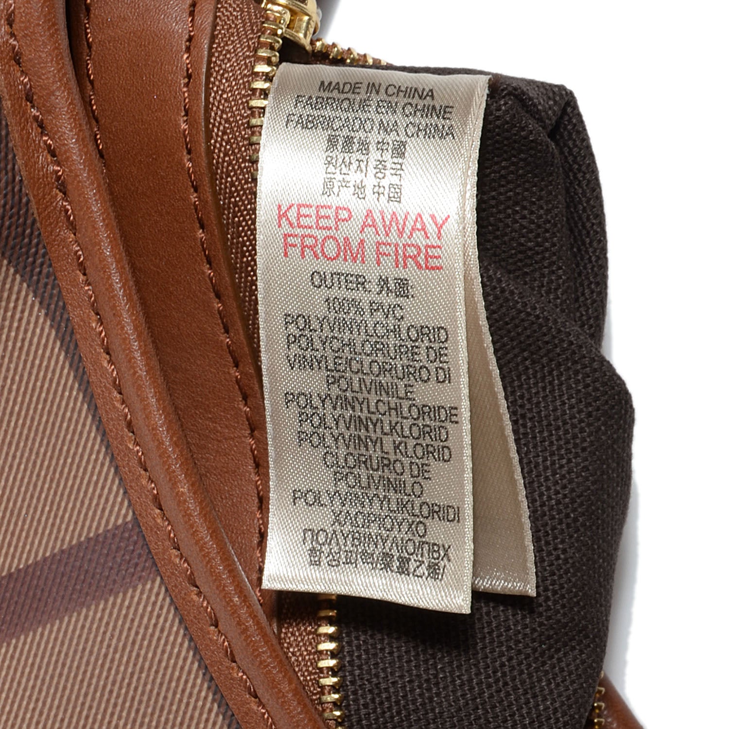 Burberry Smoked Check Brooklyn Hobo Tan 10 of 11