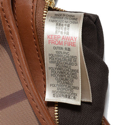 Burberry Smoked Check Brooklyn Hobo Tan 10 of 11