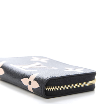 Louis Vuitton Empreinte Monogram Giant Zippy Coin Purse Black Beige 7 of 9