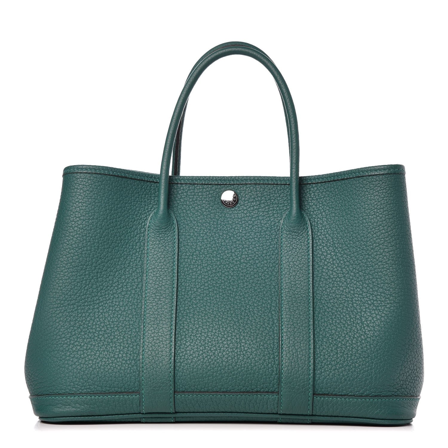 Hermes Negonda Garden Party Tote 30 TPM Malachite 1 of 7