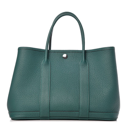 Hermes Negonda Garden Party Tote 30 TPM Malachite 1 of 7