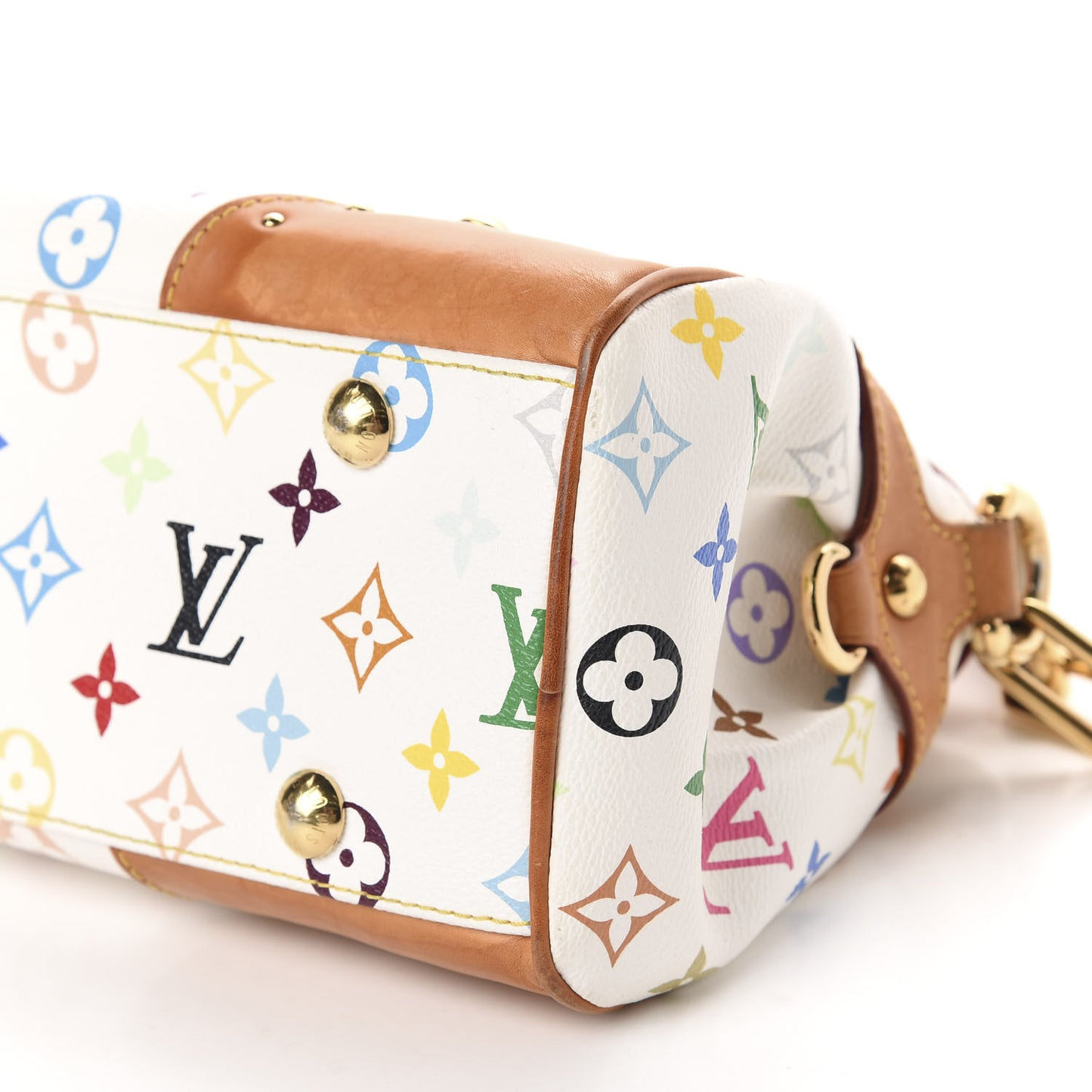 Monogram Multicolor Beverly MM White
