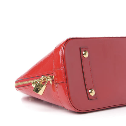 Louis Vuitton Vernis Alma PM Cherry 7 of 10