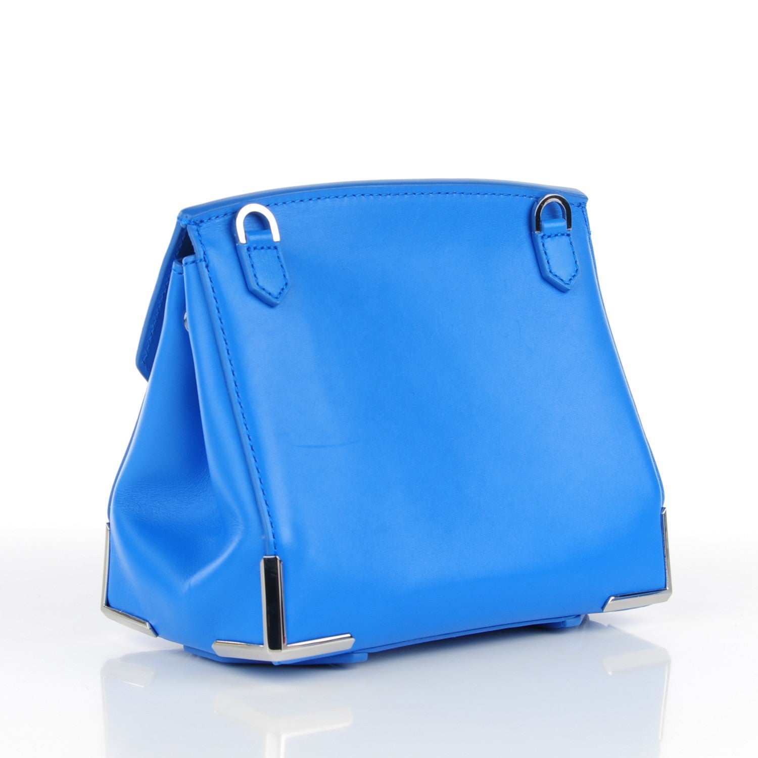 Alexander Wang Calfskin Small Marion Air Force Blue Black Nickel Hardware 3 of 8