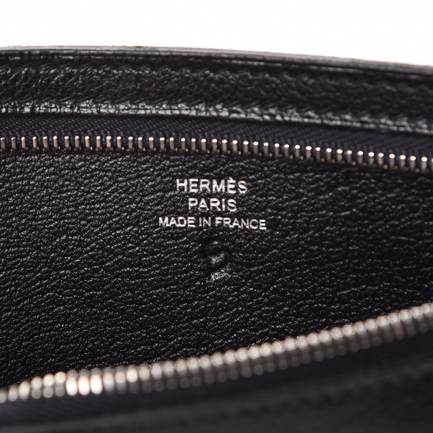 Hermes Veau Rodeo Zippered Pouch Black 6 of 7