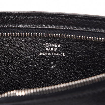 Hermes Veau Rodeo Zippered Pouch Black 6 of 7