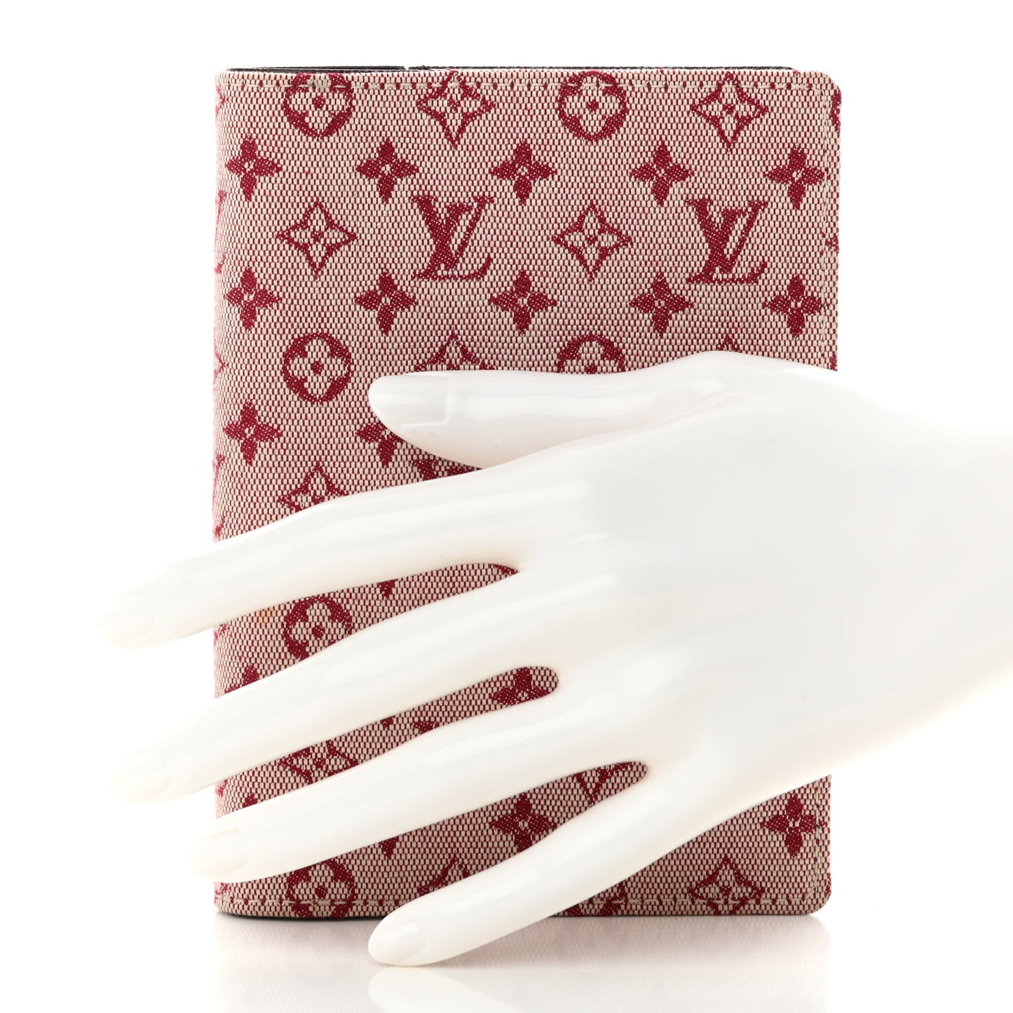 Mini Lin Small Ring Agenda Cover Cherry