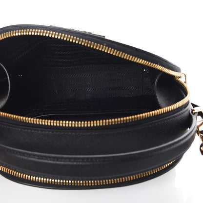 Prada Saffiano Lux Odette Crossbody Black 8 of 11