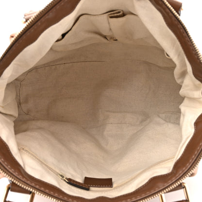Gucci Monogram Medium Sukey Top Handle Bag Beige Brown 5 of 11